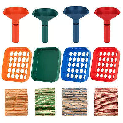 Coin Counters & Coin Sorters - 4 Color Coded Coin Sorting Tray And Coin Counting • $26.43