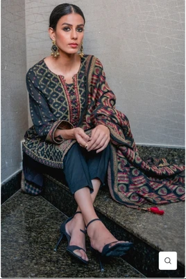 £49.99 • Buy Zeen Festive Eid Outfit Like Maria B Sana Safinaz Asim Jofa Shalwar Kameez Small