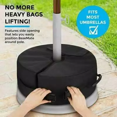 Outdoor Patio Umbrella Parasol Base Weight Bag Heavy Duty Sand Bags Stand) • £11.29