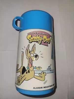 Vintage 1988 A Pup Named Scooby-Doo Aladdin Thermos Rare • £57.84