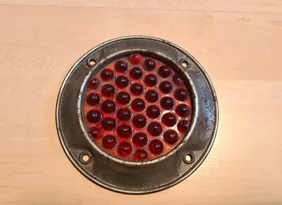 Original Dietz #89 Red Glass Marble Reflector For Truck Bus Rat Rod  • $26.25