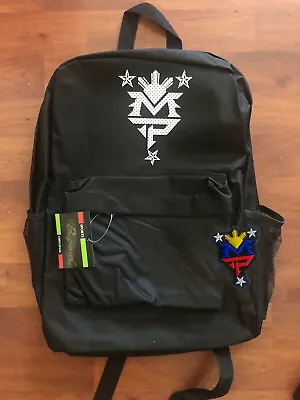 Manny Pacquiao BackPack Philippines MP Patch Filipino Boxing Jersey Mesh Black  • $24.99