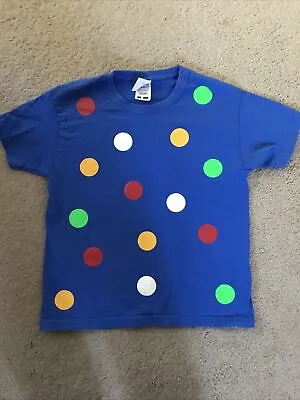£4 • Buy Children 's Spotty Dotty T Shirt In Royal Blue. Need A Tee With Coloured Spots?