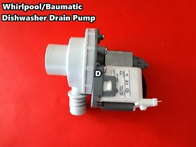 Whirlpool Baumatic Dishwasher Spare Parts Drain Pump Replacement (D99) Used • $26