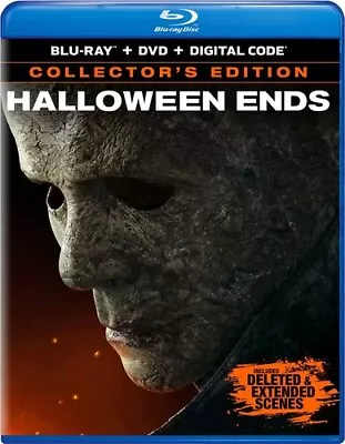 Halloween Ends (Blu-ray + DVD )With Slipcover  Jamie Lee Curtis  Will Patton An • $11.15