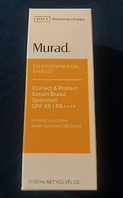 Murad Environmental Shield Correct And Protect Serum SPF 45  1 Fl Oz • $21.49