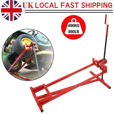 Lawn Ride On Mower Lifter Telescopic Jack For Garden Tractor Max 400kg UK • £63.99