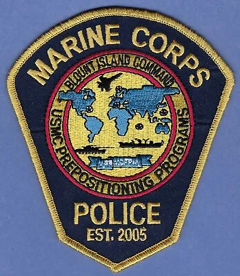 U.s. Marine Corps Blount Island Command Florida Police Shoulder Patch • $12