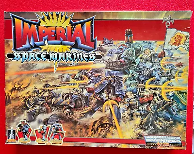 1st EDITION IMPERIAL SPACE MARINES - OOP NEW IN BOX - ROGUE TRADER COMPLETE 1987 • £1113