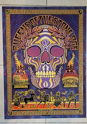 Queens Of The Stone Age Poster Forum 2023 EMEK Purple Lava Swirl Lenticular /350 • $200