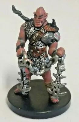 DND Painted Miniature - Death Knell: Rask Half-Orc Chainfighter 22/60 • £6.99