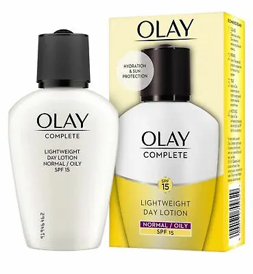 Olay 3 In 1 Complete Skin Care Daily UV Fluid Normal To Oily SPF15 100ml • £13