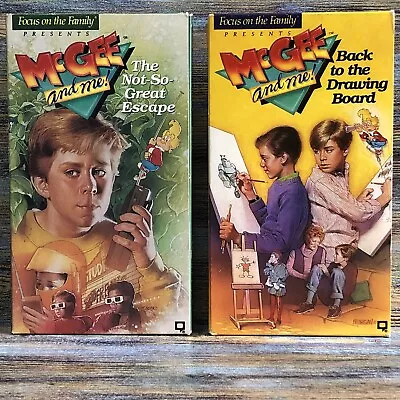 McGee And Me Back To The Drawing Board The Not So Great Escape VHS Lot Of 2 • $26.97