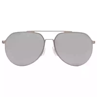 Hugo Boss Silver Multilay Pilot Men's Sunglasses BOSS 1404/F/SK 0R81 61 • $76.99