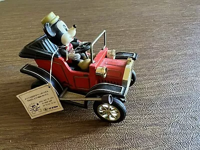 Masudaya Corporation Racing Mickey Mouse Japanese Vintage Tinplate Vehicles MINT • $44