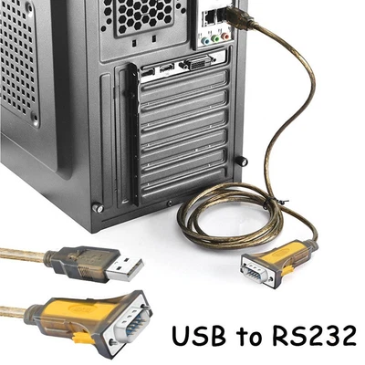 £12.38 • Buy COM Port Cable Adapter USB To RS232 Serial Port Line Computer Cables Connectors
