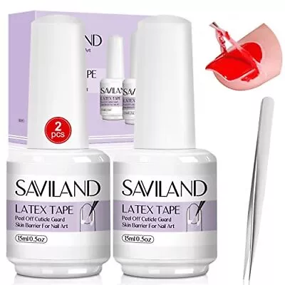 Liquid Latex For Nails 30ML Latex Nail Polish Barrier Peel Off - Latex Tape ... • $16.76