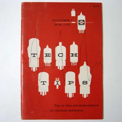 $13.45 • Buy CBS Hytron ® Vacuum Tube Tech Tips Booklet - PA-201 Volume 1 Nos 1-12
