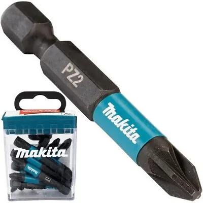 10 X Makita Impact Black Pozi Screwdriver Bits PZ2 Impact Duty Fits DeWALT BOSCH • £13