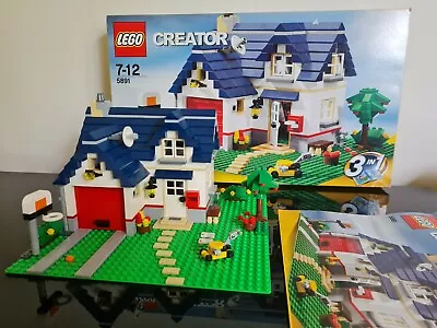 LEGO Retired 5891 Creator Apple Tree House 100% Complete With Instructions Box  • $129