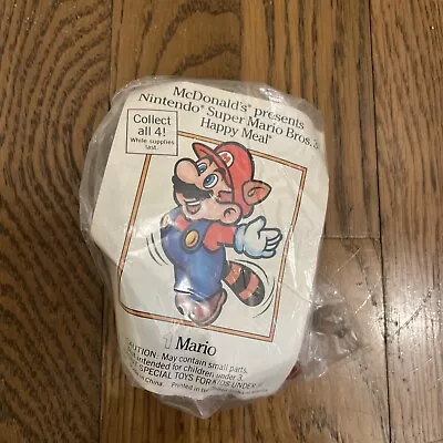 Nintendo Super Mario Bros. 3 McDonald's Happy Meal Toy Vintage 1989 Mario- NEW • $9.99