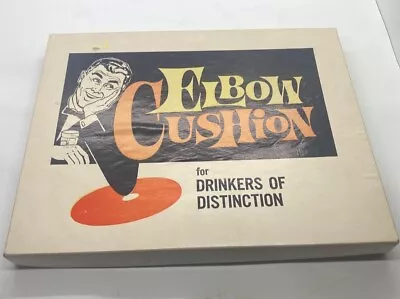 Vintage 1964 Elbow Cushion For Drinkers Of Distinction Gag - Novelty Gift • $10