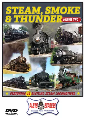 Steam Smoke & Thunder Volume 2 23 Steam Locomotives! 4014 2317 1385 6988 1293 9 • $28.93