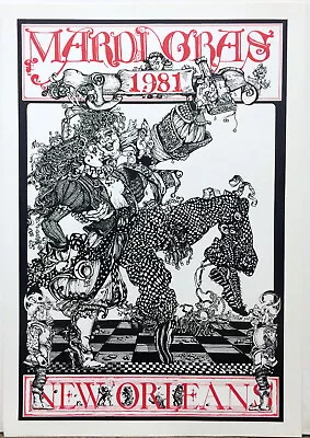 Julie Valantine Kahn Mardi Gras 1981 SIGNED • $39