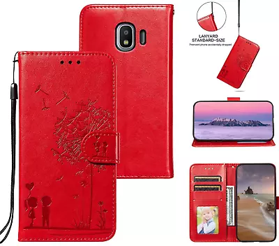 Galaxy J2 Pro (2018) Embossed Pu Leather Wallet Case Dandelion • $7.50