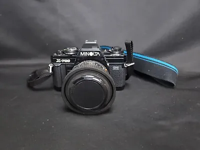 Minolta X-700 MPS Black SLR Film Camera + 50mm F/1.4 EX+4 From Japan SB L3016 • $119.99