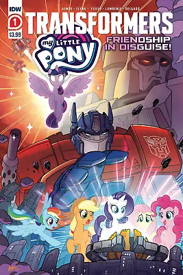 Transformers My Little Pony Friendship In Diguise Poster Comic Book Issue 1 • $15