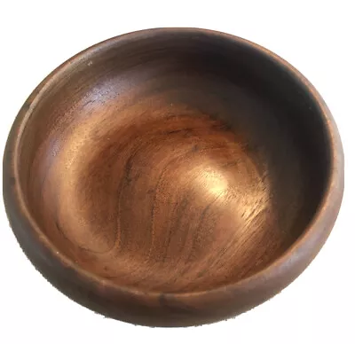 Black Walnut Master Salad Bowl 7” Heirloom Quality Woodenware Rustic Farmhouse • $22