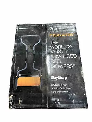 Fiskars 17” StaySharp Push Reel Lawn Mower • $197.99