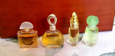 Pastel FIRST  Van Cleef ESCADA Acte 2  LALIQUE Travel Mini Perfumes Lot Of 4 • $14.99