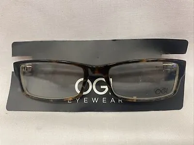 OGI EYEGLASSES FRAME 9060/163 53-17-140 Brown/tan • $22.87