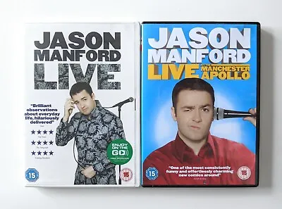 Jason Manford Live & Live At The Manchester Apollo DVD (2009-11) Region 2 4 PAL • £2.99