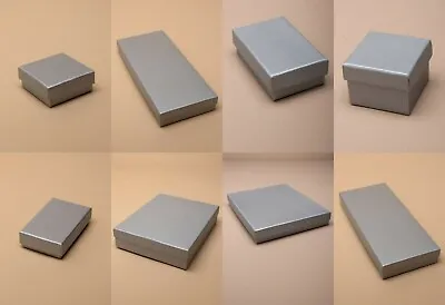 Pack Of 12 Silver Gift Boxes Jewellery Box Wholesale Gift Packaging • £6.75