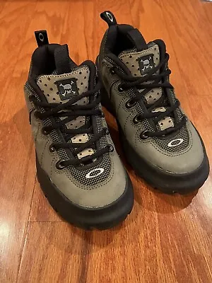 Oakley Nail Skull & Crossbones Tactical Boots Green Tan Black Size 5.5 Flesh AP • $169.99