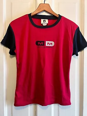 Marilyn Manson RARE Winterland Vintage Women Shirt Pills 1998 Large XL Red Black • $79.99