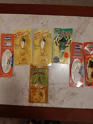 Lot Of Vintage Snag Proof Fatal Attraction And Mister Twister Lures  • $25