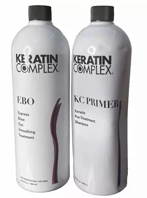 Keratin Complex Express Blow Out Smoothing Treatment Kit 33.8 Oz X 2 Sealed • $225