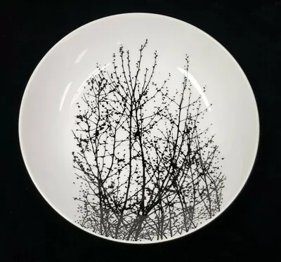 (1) Vera For Mikasa The Birches Black L1078 Japan 7 5/8 Coupe Soup Bowl 12 AVAIL • $15