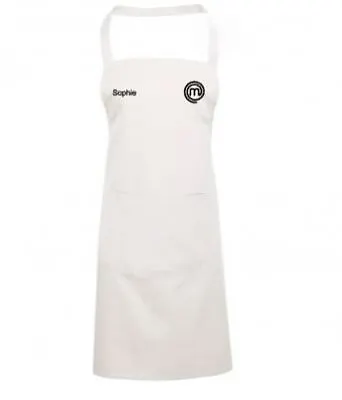 Customized Master Chef Inspired Apron BBQ Chef Party Gift Homemade Apron Design • £14.75