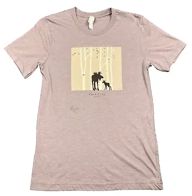 Bella + Canvas Park City Utah Moose T Shirt Ladies Small Short Sleeve Tee • $4