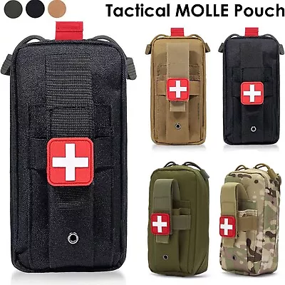 Tactical MOLLE Pouch Rip Away EMT IFAK Medical Pouch First Aid Kit Utility Bag • $25.99