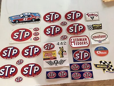 Original Decal **STP** Vintage Motor Oil Racing Window Stickers .#1015 • $45