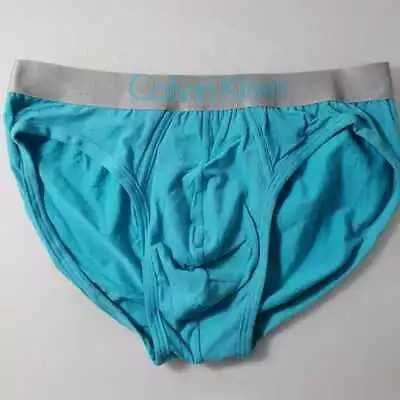 Calvin Klein Men's Hip Briefs Underwear Metallic Chrome Cotton CK U5820 Brief • $22.98
