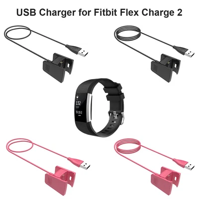 $9.95 • Buy USB Charger Charging Cable For Fitbit Charge 2 Wristband Smart Fitness Watch