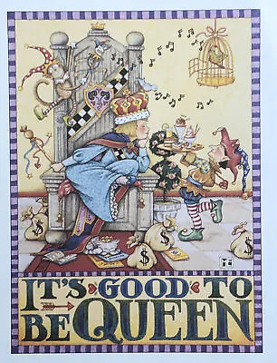 Mary Engelbreit Handmade Magnet -It’s Good To Be Queen • $2