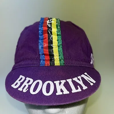 $17.78 • Buy Vinyage Purple Brooklyn Cycling Cap